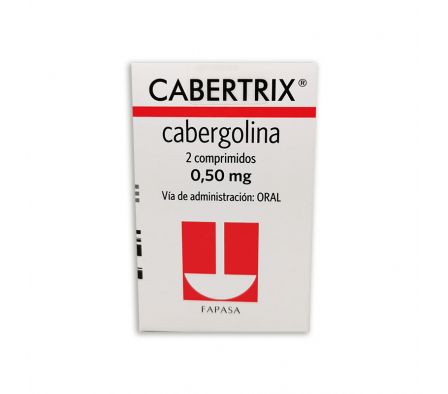 CABERTRIX 0.50MG TABL. CAJA X 2 COMPRIMIDOS