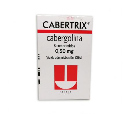 CABERTRIX 0.50MG TABL. CAJA X 8 COMPRIMIDOS