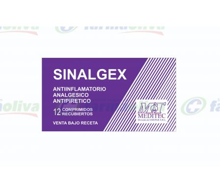 SINALGEX 250MG TABL. CAJA X 12