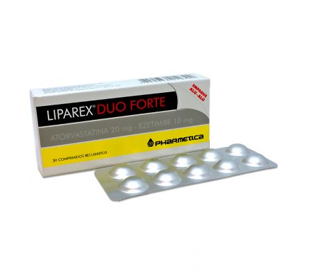 LIPAREX DUO FORTE 10MG T-REC CAJA X 30