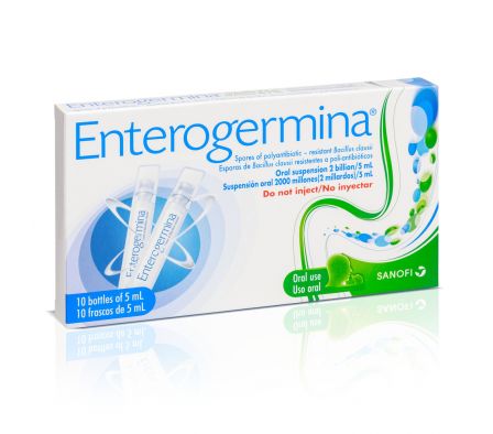 ENTEROGERMINA AMPOLLAS BEBIBLES X 10 UNIDADES 5ML