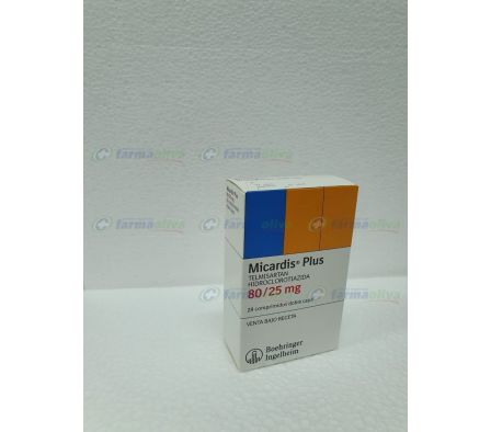 MICARDIS PLUS 80/25MG COMP. CAJA X 28