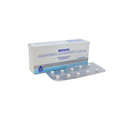 BRONTEL  TABL. CAJA X 20