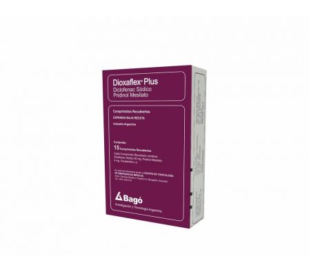 DIOXAFLEX PLUS 2.5MG COMP. CAJA X 15