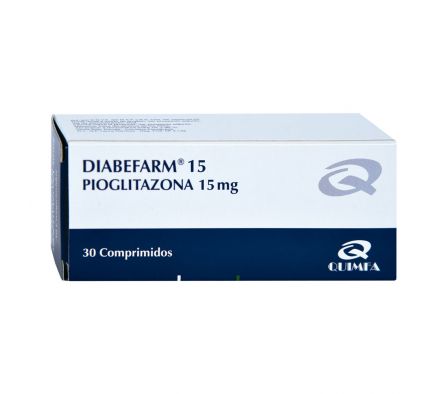 DIABEFARM 15 MG CAJA X 30 COMPRIMIDOS