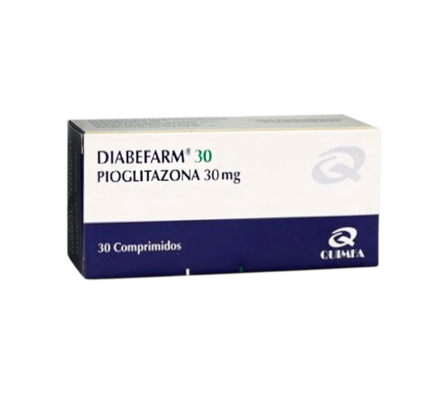 DIABEFARM 30 MG CAJA X 30 COMPRIMIDOS