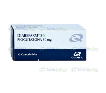DIABEFARM 30 MG CAJA X 30 COMPRIMIDOS