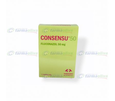 CONSENSU 50 MG CAPSULAS CAJA X 7 COMPRIMIDOS