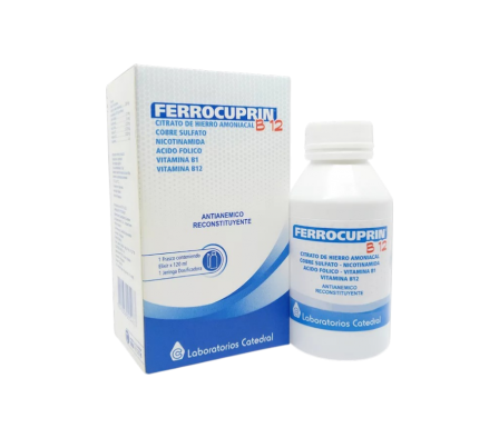 FERROCUPRIN B12 0.25MG ELIX. FRASCO X 240ML