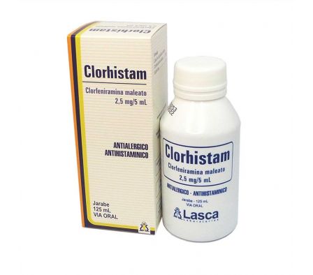 CLORHISTAM 2.5MG JARAB FRASCO X 125ML