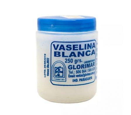 vaselina blanca 250 gr. glorimar