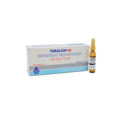 TORALGIN 60MG INTR. AMPOLLA X 2ML