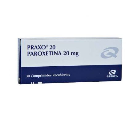 PRAXO 20 MG CAJA X 30 COMPRIMIDOS