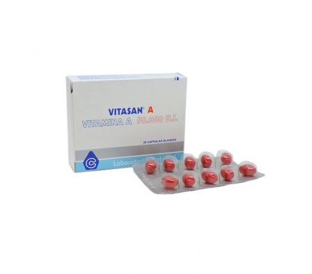 VITASAN A 5000UI CAPS CAJA X 20