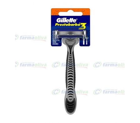 GILLETTE PRESTOBARBA 3 MEN X 1