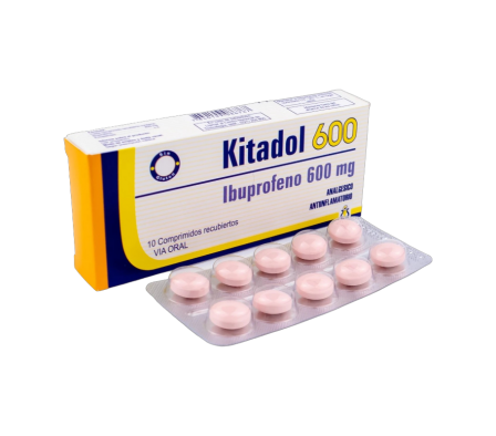 KITADOL 600 MG  CAJA X 10 COMPRIMIDOS