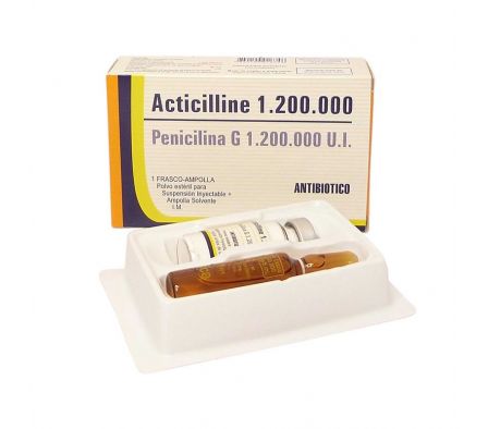 ACTICILLINE 1200000UI ENDOV AMPOLLA X 5ML