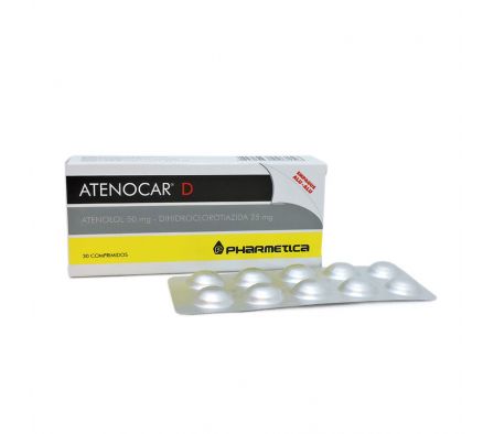 ATENOCAR D 50MG CO-RAN CAJA X 30