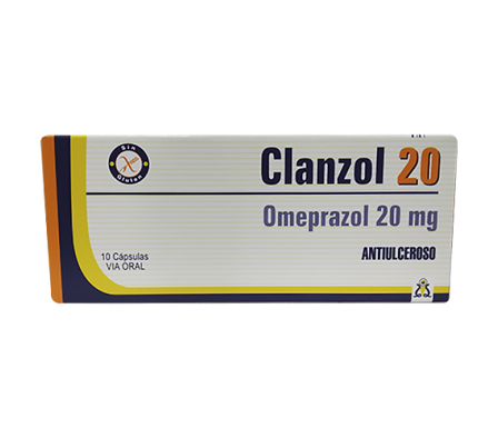 CLANZOL 20MG CAPS CAJA X 10