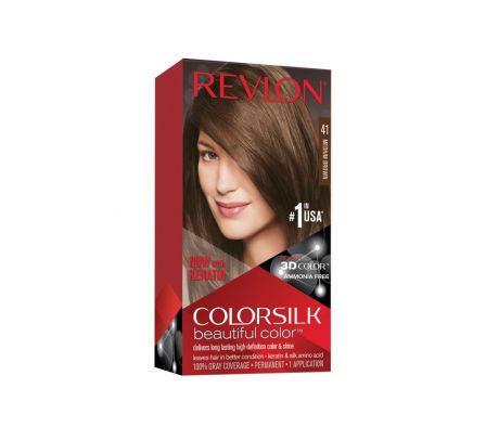 REVLON  HAIR COLORSILK MEDIUM BROWN 4N-(7798-41)