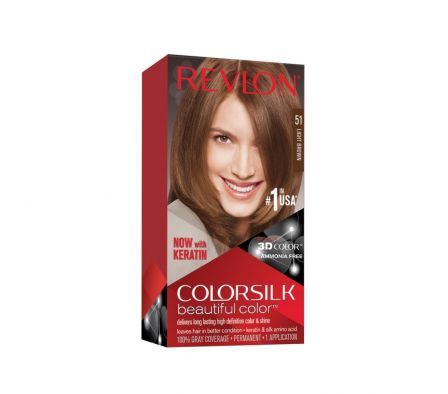 REVLON HAIR COLORSILK LIGHT BROWN -5N