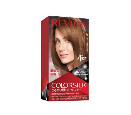 REVLON HAIR COLORSILK LIGTH GOLDEN BROWN 5 G