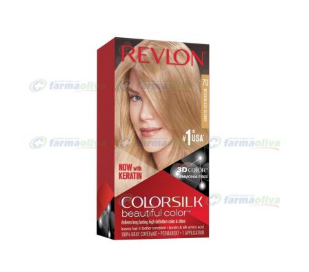 REVLON HAIR COLORSILK MEDIUM ASH BLONDE -7A