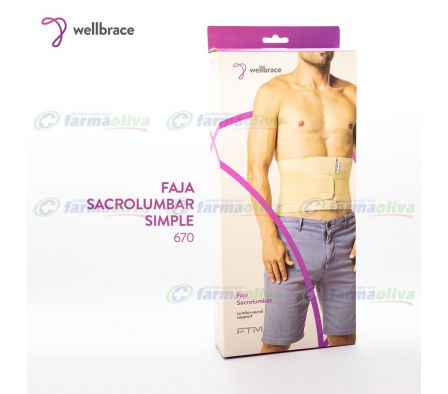 PTM FAJA SACRO LUMBAR SIMPLE 5 BALLENAS.670-   M. PTM.