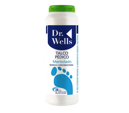 DR. WELLS TALCO PEDICO MENTOLADO 80GR