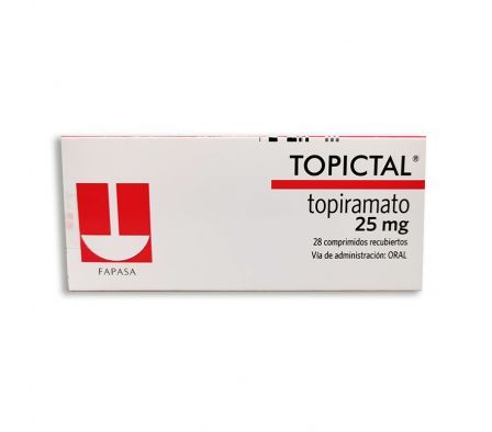 TOPICTAL 25MG T-REC CAJA X 28