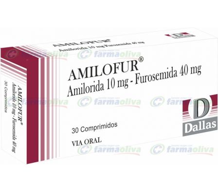 AMILOFUR 10MG COMP. CAJA X 30