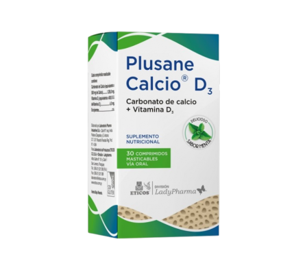 PLUSANE CALCIO D3 250MG TABL. CAJA X 30