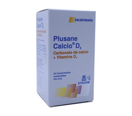 PLUSANE CALCIO D3 250MG TABL. CAJA X 30