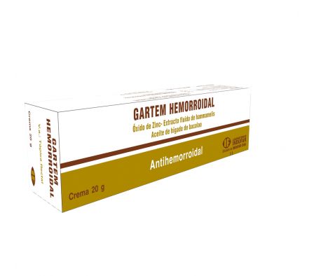 GARTEM HEMORROIDAL 0.25GR POM-H ENVASE X 20GR