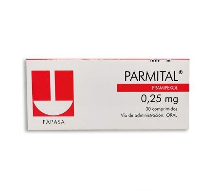 PARMITAL 0.25MG TABL. CAJA X 30