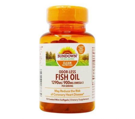 SUNDOWN OMEGA 3 FISH OIL 1290MG X 60 CAPS