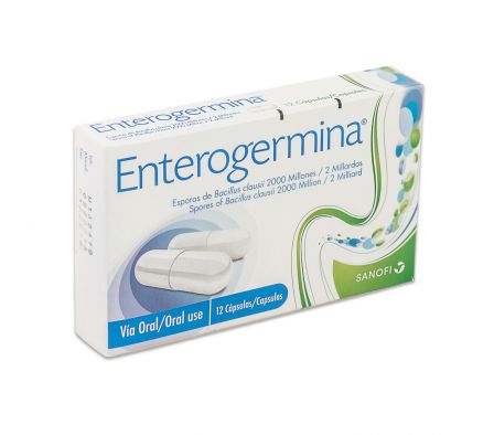 ENTEROGERMINA 600MG CAPS CAJA X 12