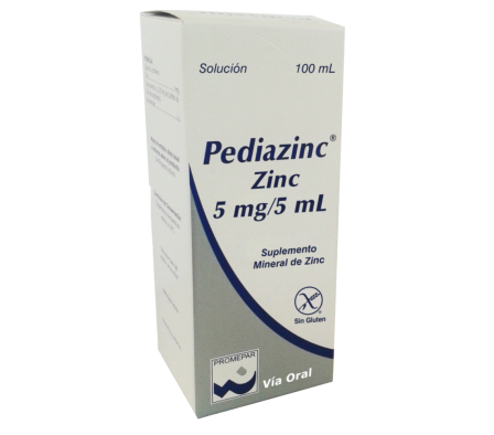 PEDIAZINC 5MG JARAB FRASCO X 100ML