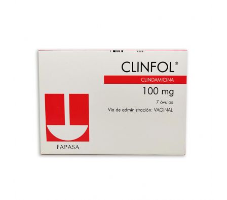 CLINFOL 100MG OVULO CAJA X 7