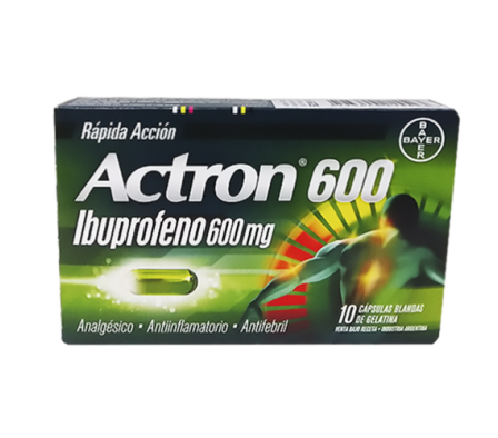 ACTRON 600MG CAP-B CAJA X 10