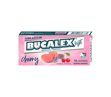 BUCALEX CHERRY LIGTH 3.5MG CARAM CAJA X 10
