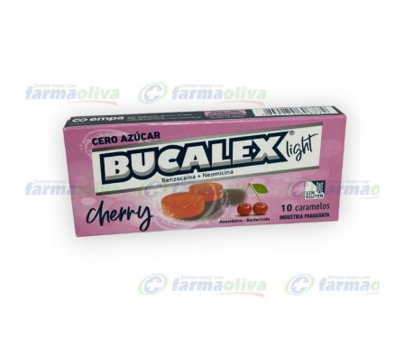 BUCALEX CHERRY LIGTH 3.5MG CARAM CAJA X 10