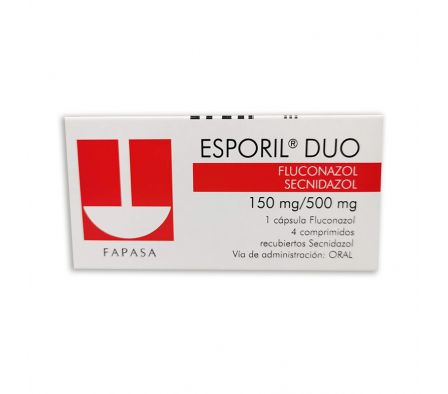ESPORIL DUO 150MG CAPS CAJA X 5