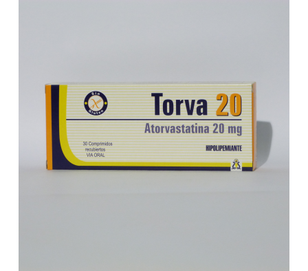 TORVA 20MG COMP. CAJA X 30