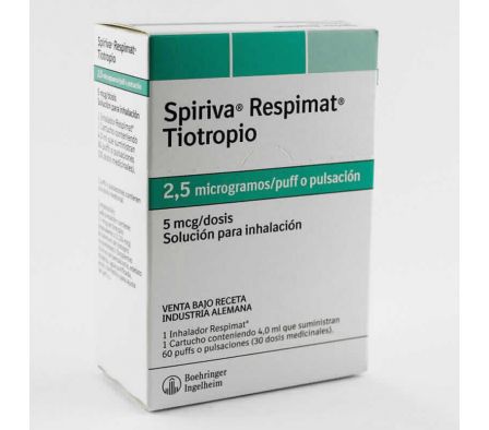 SPIRIVA RESPIMAT 2.5MG INHAL ENVASE X 4ML