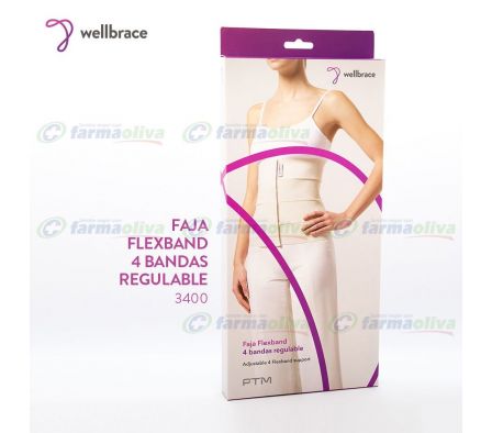 PTM FAJA FLEXBAND 4 BAND REGULABLE XX-L.   LARGE.       SIEGEN