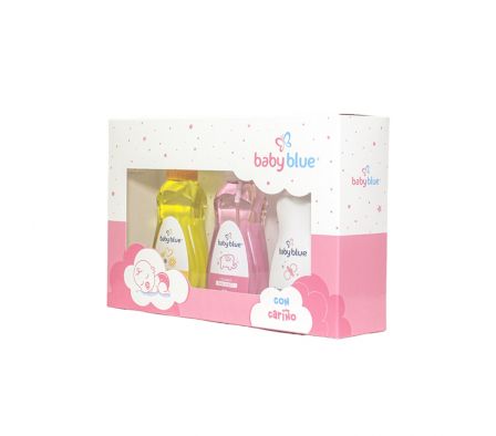 BABY BLUE  ESTUCHE ROSA