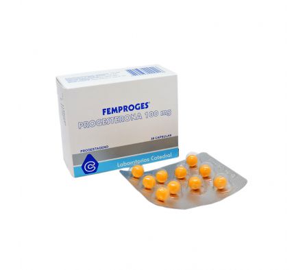 FEMPROGES 100MG CAP-B CAJA X 30