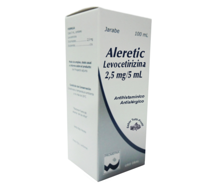 ALERETIC 2.5ML JARAB FRASCO X 100ML