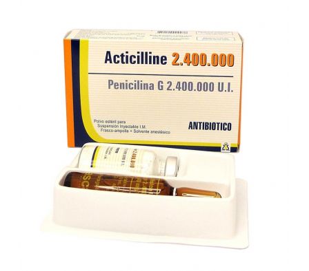 ACTICILLINE 2400000IU ENDOV AMPOLLA X 10ML